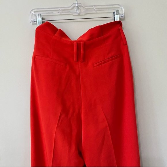 Boden Melina Orange High Waist Taper Trousers Pants - Picture 6 of 13